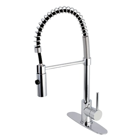 Gourmetier LS8771DL Concord Sgl-Handle Pre-Rinse Kitchen Faucet, Polished Chrome LS8771DL